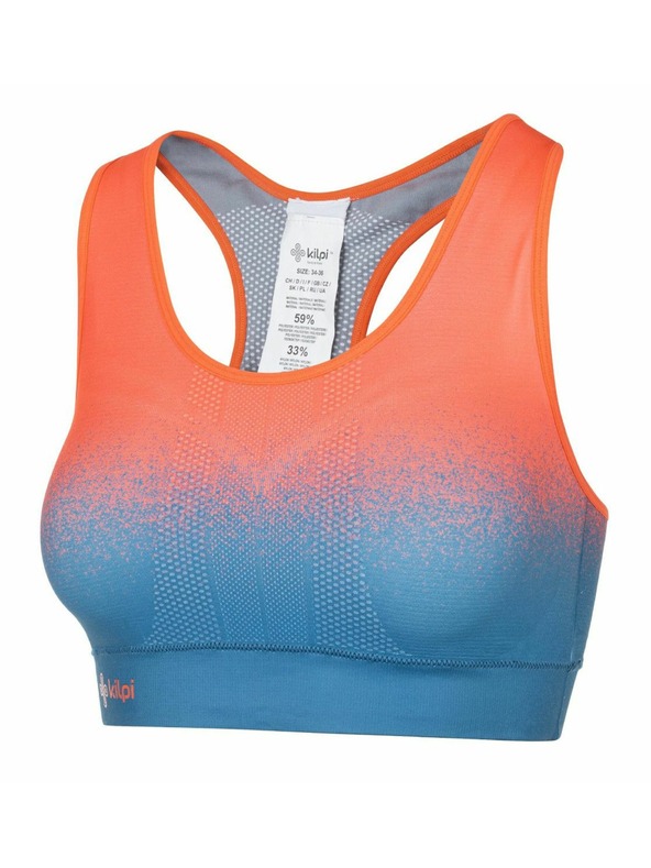 Kilpi Дамски безшевен спортен сутиен Kilpi WINIE-W Корал
