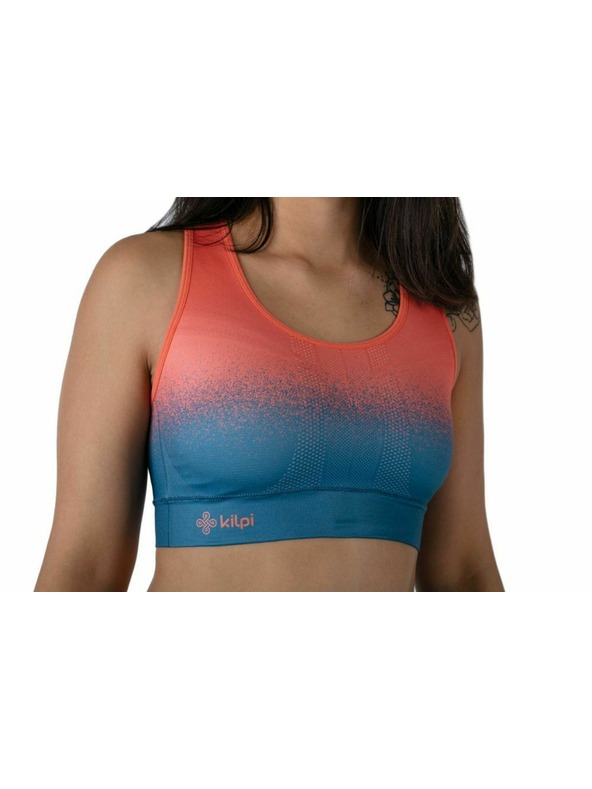 Kilpi Дамски безшевен спортен сутиен Kilpi WINIE-W Корал