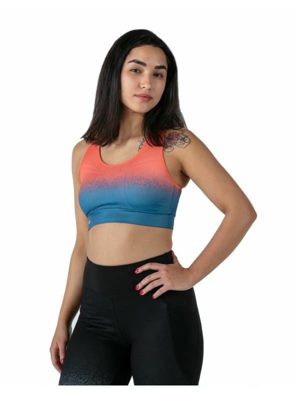 Kilpi Дамски безшевен спортен сутиен Kilpi WINIE-W Корал