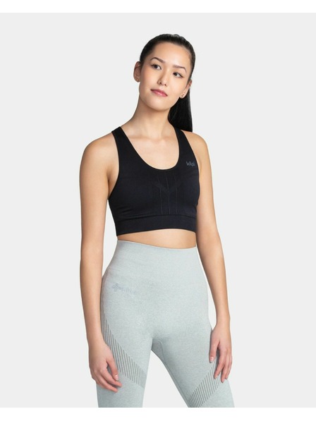 Kilpi Дамски спортен безшевен сутиен Kilpi WINIE-W Черен