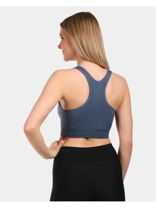 Kilpi Дамски спортен безшевен сутиен Kilpi WINIE-W Тъмносин