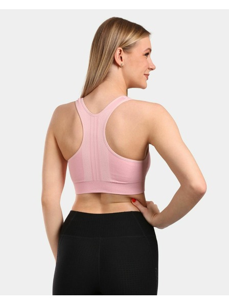 Kilpi Дамски спортен безшевен сутиен Kilpi WINIE-W Светлорозов