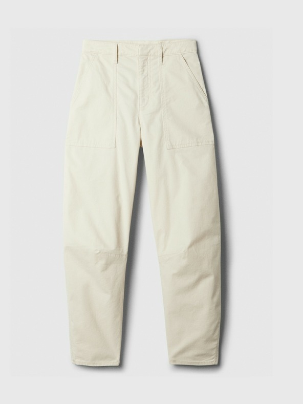 GAP Дамски панталони High Rise Barrel Khakis GAP
