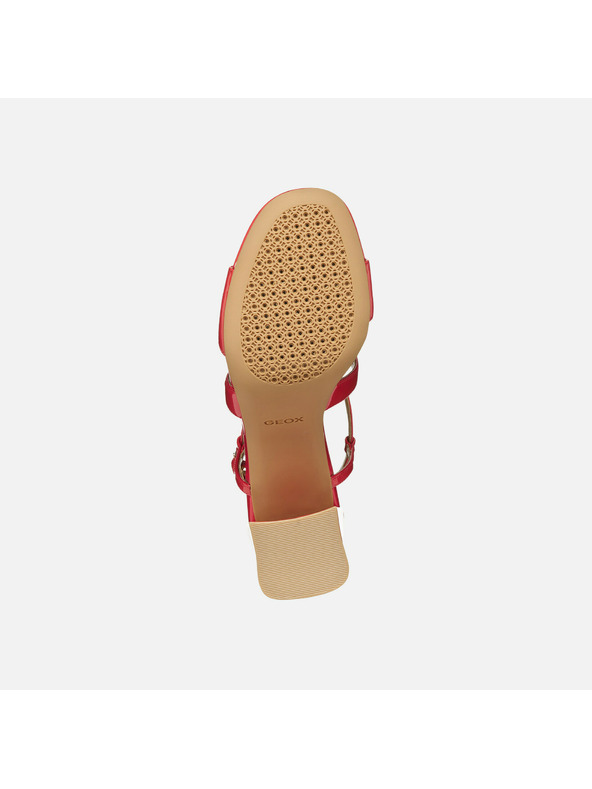 Geox Червени дамски сандали Geox New Eraklia 80 T01