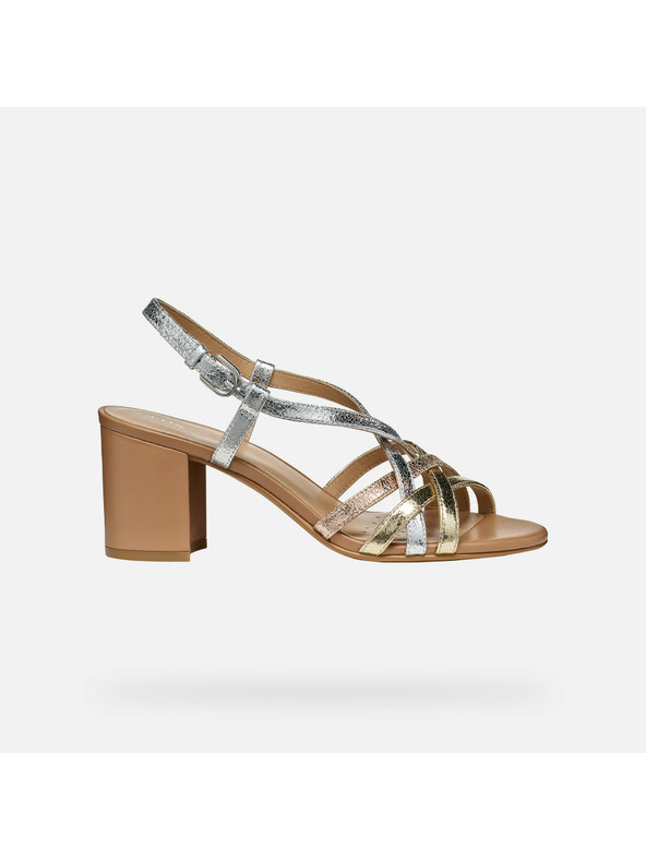 Geox Златисти дамски сандали Geox Virnilisa 65 S