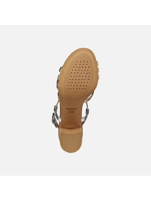 Geox Златисти дамски сандали Geox Virnilisa 65 S