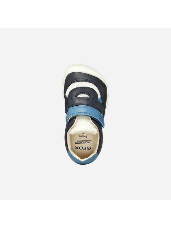 Geox Тъмносини момчешки barefoot обувки за първи стъпки Geox Steppieup