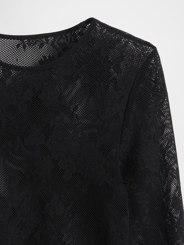 GAP Дантелен прозрачен топ GAP