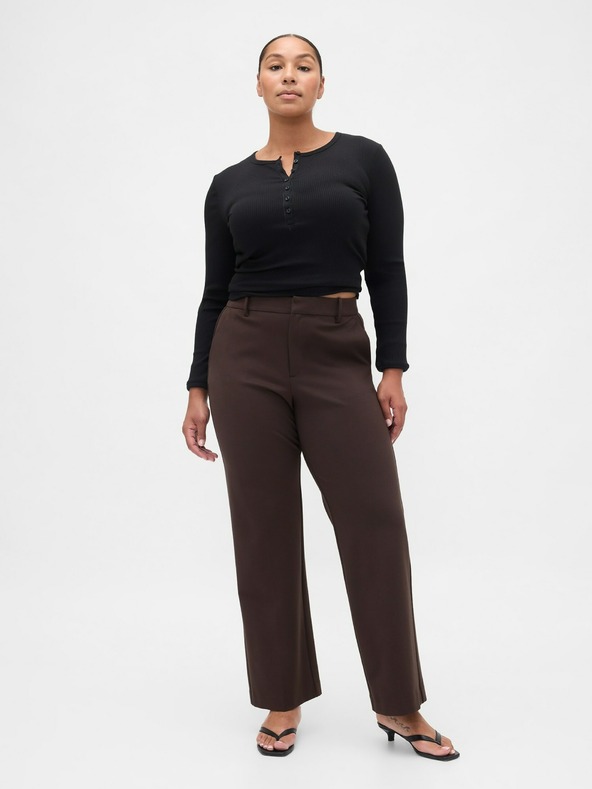 GAP Ponte Wide-Leg панталони GAP
