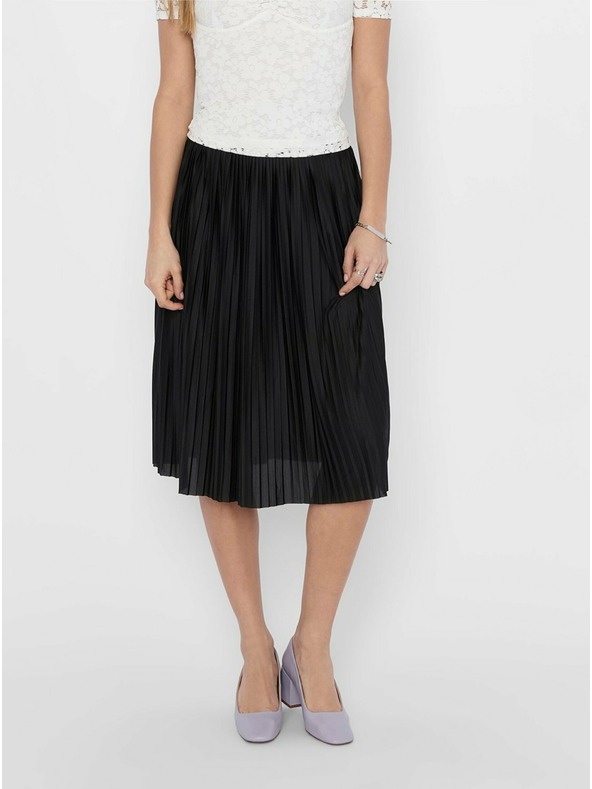 JDY Черна плисирана пола JDY Boa