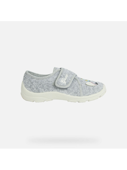 Geox Сиви домашни пантофи за момичета Geox Nymel