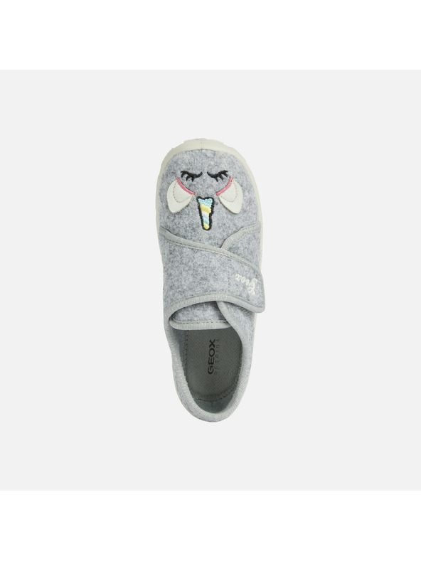 Geox Сиви домашни пантофи за момичета Geox Nymel