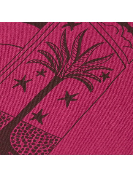 Scotch & Soda Тъмнорозова дамска тениска Scotch & Soda