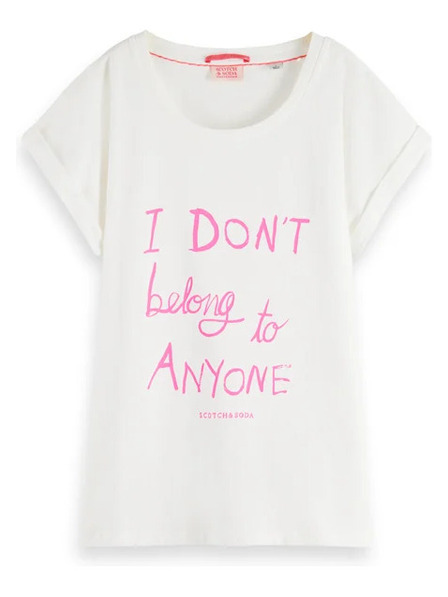 Scotch & Soda Бяла дамска риза Scotch & Soda