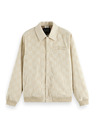 Scotch & Soda Кремаво мъжко яке от велур Scotch & Soda College