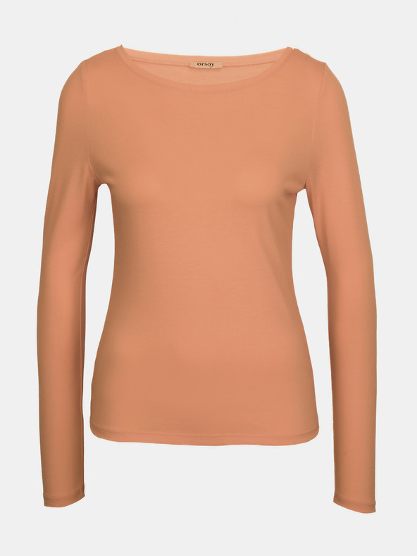 Orsay Светлокафява дамска риза с дълъг ръкав ORSAY