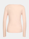 Orsay Светлорозова дамска тениска с дълъг ръкав ORSAY