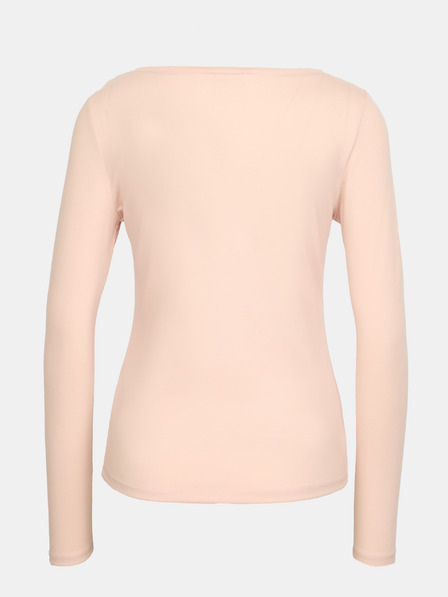 Orsay Светлорозова дамска тениска с дълъг ръкав ORSAY