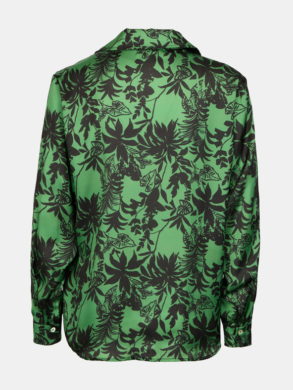 Orsay Зелена дамска блуза с десен ORSAY