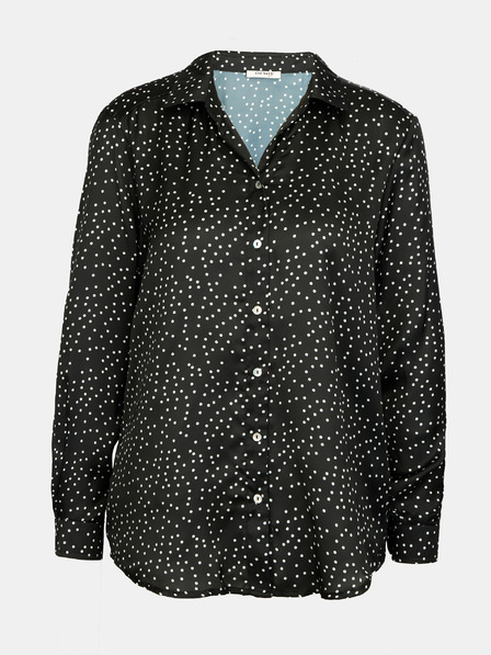 Orsay Черна дамска блуза с десен ORSAY