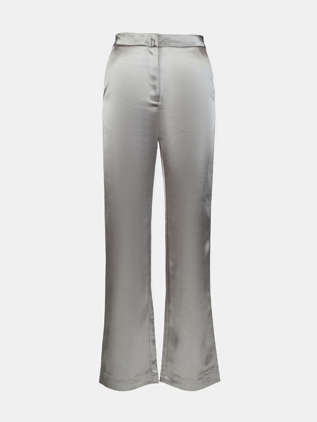 Orsay Сребърен сатенен дамски панталон ORSAY