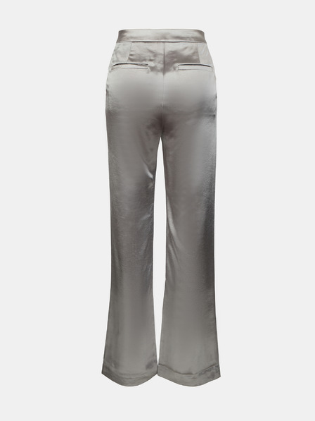 Orsay Сребърен сатенен дамски панталон ORSAY