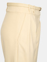 Orsay Кремави дамски широки панталони на райета ORSAY