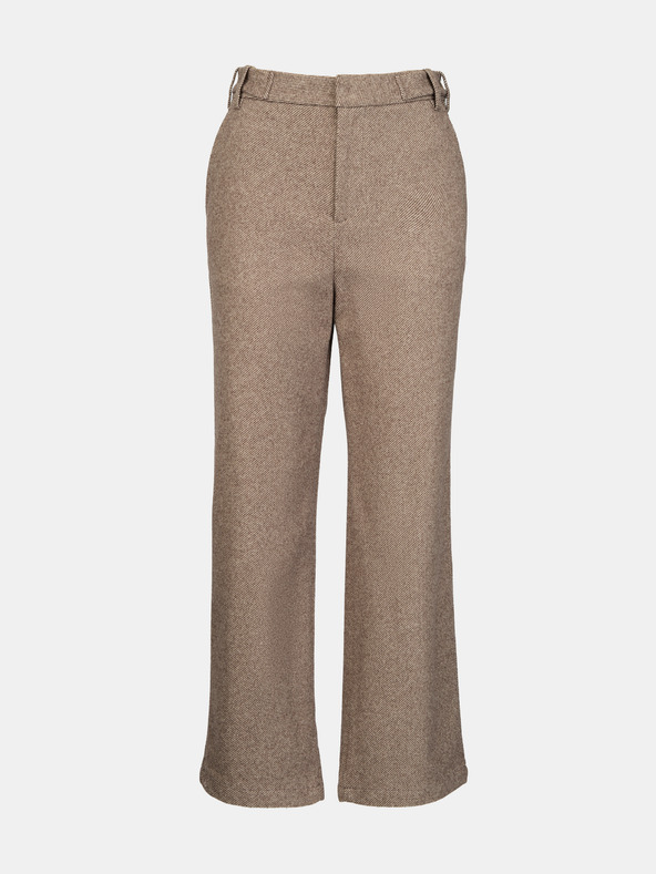 Orsay Светлокафяви дамски широки панталони ORSAY