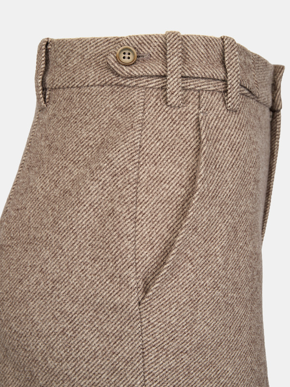 Orsay Светлокафяви дамски широки панталони ORSAY