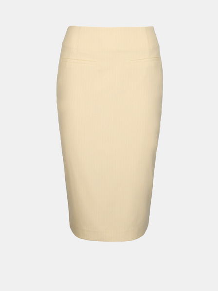 Orsay Кремава дамска пола тип молив на райета ORSAY