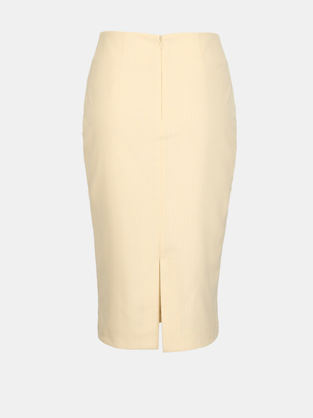 Orsay Кремава дамска пола тип молив на райета ORSAY