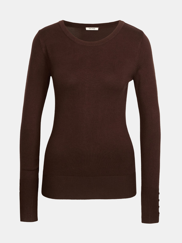 Orsay Тъмнокaфяв дамски пуловер ORSAY