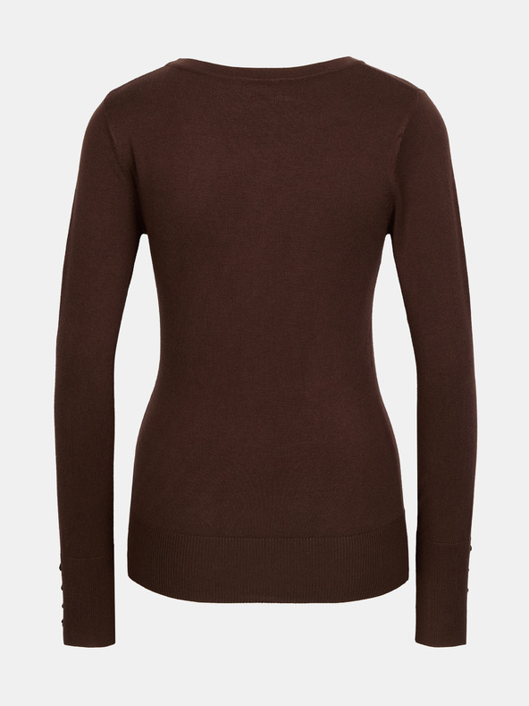 Orsay Тъмнокaфяв дамски пуловер ORSAY