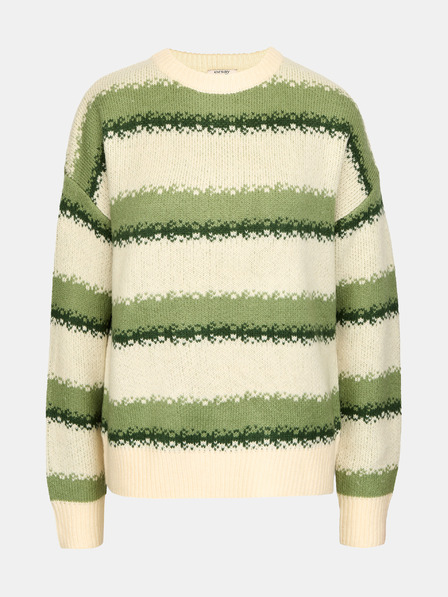 Orsay Зелен дамски райета пуловер ORSAY