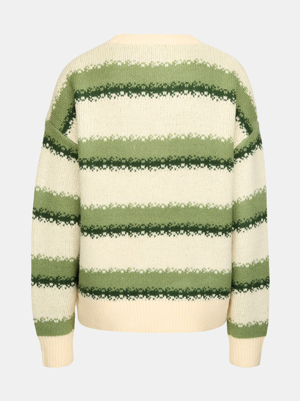 Orsay Зелен дамски райета пуловер ORSAY