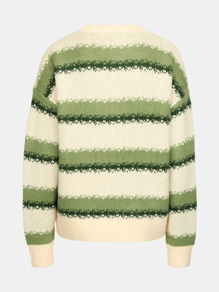 Orsay Зелен дамски райета пуловер ORSAY