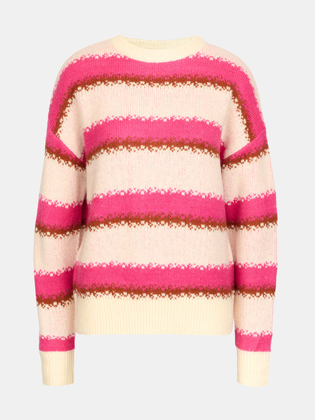 Orsay Розов дамски райета пуловер ORSAY