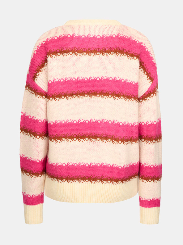 Orsay Розов дамски райета пуловер ORSAY