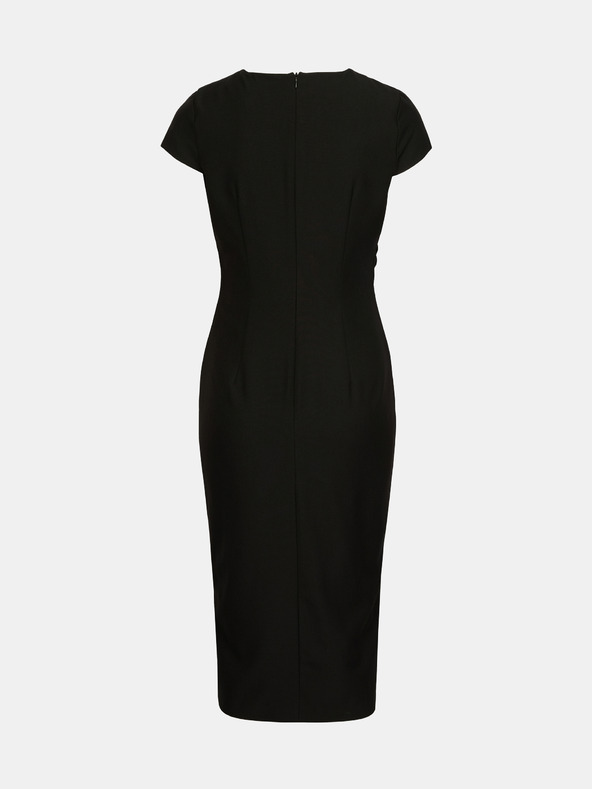 Orsay Черна дамска рокля по тялото ORSAY