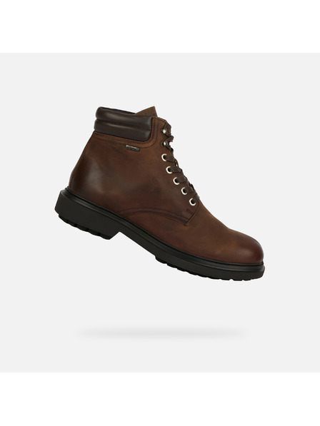 Geox Кафяви мъжки кецове Geox Faloria b abx