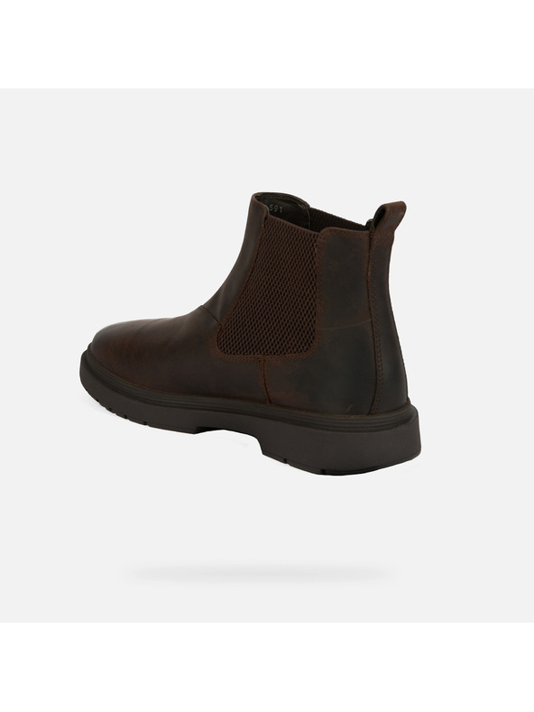 Geox Тъмнокафяви мъжки ankle обувки Geox Calaita