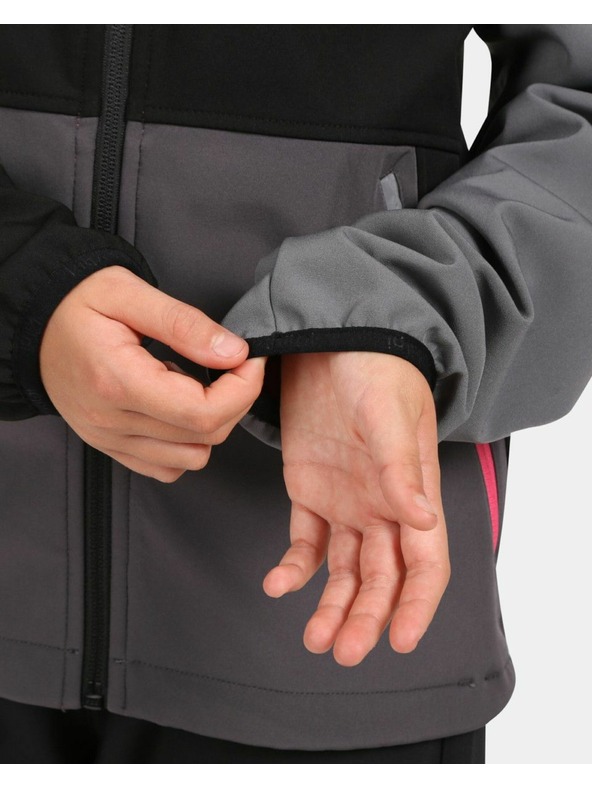 Kilpi Момичешко софтшел яке Kilpi RAVIA-J Black