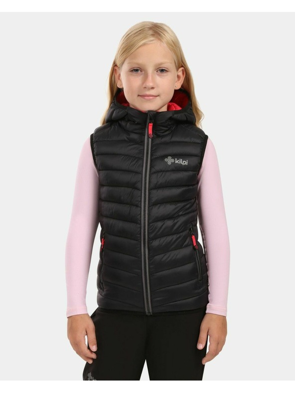Kilpi Детска топла жилетка Kilpi TOMM-JG Черен