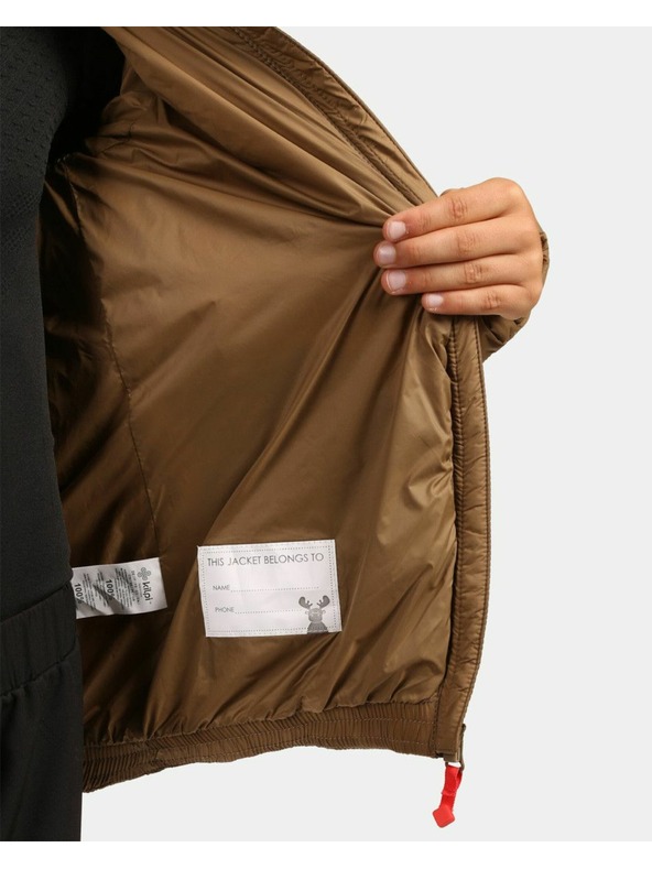 Kilpi Детско топло яке Kilpi REBEKI-JB Кафяв