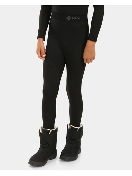 Kilpi Детски безшевни термо панталони Kilpi NIEL-JB Черни