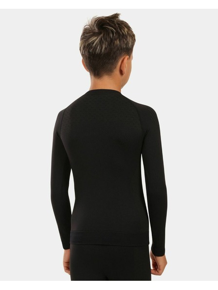 Kilpi Момчешка безшевна термо тениска с дълъг ръкав Kilpi NATHAN-JB Черна