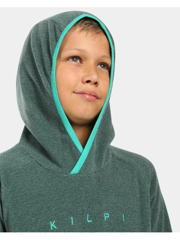 Kilpi Момчешки поларен суитшърт с качулка Kilpi FLOND-JB Зелен