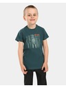 Kilpi Детска памучна тениска Kilpi SALO-JB Тъмнозелена