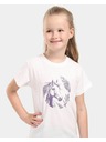 Kilpi Памучна тениска за момичета Kilpi MALGA-JG Бяла