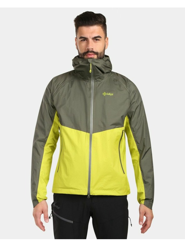 Kilpi Мъжко хардшел яке Kilpi HURRICANE-M Светлозелено